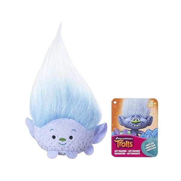 Hasbro Mini-Peluche Guy Diamond - DreamWorks Trolls