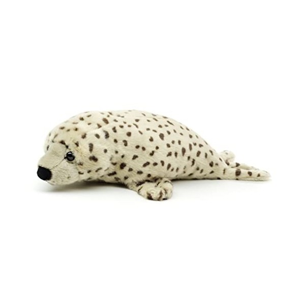 Uni-Toys Chien de mer gris à pois - 46 cm longueur - Peluche Robbe - Peluche