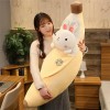 Mignon Jouet De Fruits en Peluche Banane en Peluche Plante Jouet Banane Coussin Cadeau D’Anniversaire pour Maison Enfants 60c