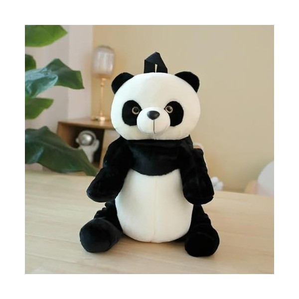 Sac à Dos en Peluche Panda en Peluche Peluche Animal Peluche poupée Jouet Sac d’école Enfants garçons Filles Kawaii Cadeaux d