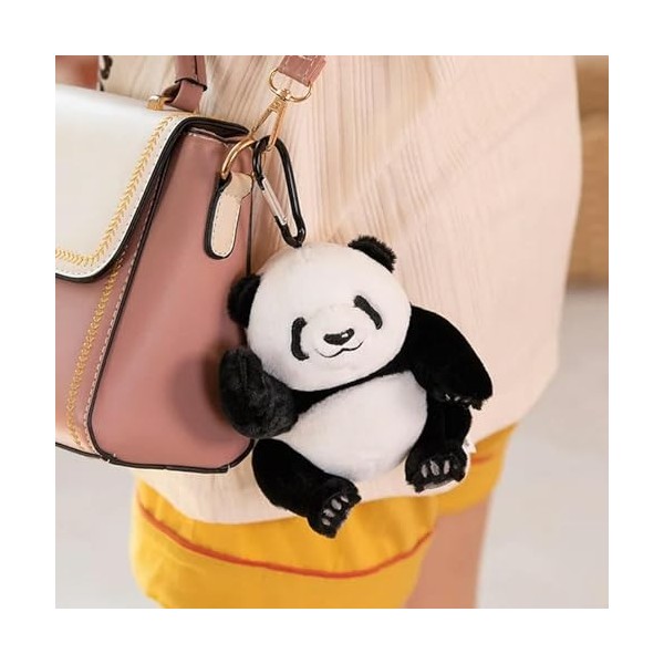 Nouveau Kawaii Panda Poupée en Peluche Bambou Plante Nourriture Boule Snack Sac Animal Mignon Décoration D’intérieur Noël Cad