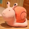 NOpinz Kawaii Escargot en Peluche Jouet en Peluche Dessin animé Animal Peluche poupée 3D Escargot en Peluche Jouet Enfants Ca