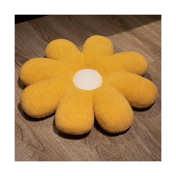 NOpinz Mignon Peluche Huit Pétales Fleur Coussin Tournesol Oreiller Fille Enfants Chambre Décor Chambre Tapis De Sol Siège Co