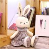 KiLoom Dessin Animé Lapin en Peluche Habillé Coussin poupée Qualité en Peluche Bébé Chambre Jouets 55cm 3