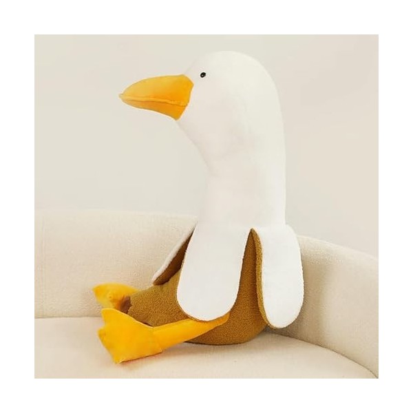 Créatif Banane Canard Peluche Peluche Drôle Animal Mignon Long Coussin Poupée Amis Enfants Cadeaux De Noël 80cm 2