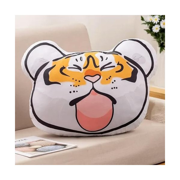 NOpinz Oreillers, Coussins Tigre Mignons, Jouets en Peluche, Animaux en Peluche Tigre, décoration de la Maison, oreillers câl