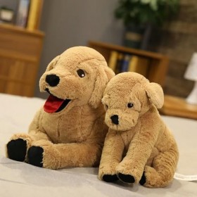 SaruEL Oreiller en Peluche Animal Chien de Haute qualité Labrador Jouet en Peluche Peluche Douce poupée Mignonne pour Enfants