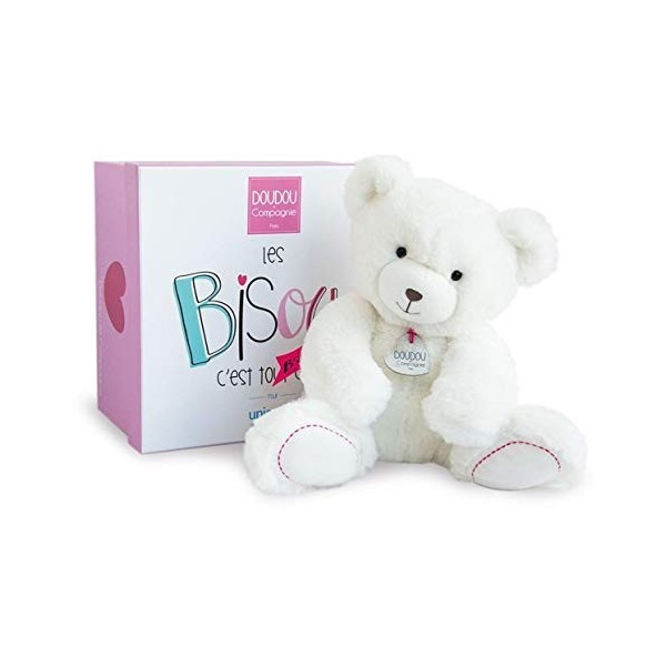 Doudou et Compagnie - Ours En Peluche - 30 cm - Blanc - Unicef - DC3243