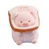 GagaLu Poupée en Peluche Pain de Cochon, Dessert farci, Pain grillé, Coussin pour porcelet, Peluche Peluche Enfant Jouet Anni