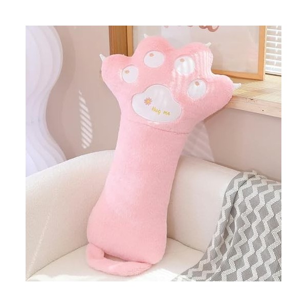Moelleux Doux Chat Patte Long Oreiller en Peluche Ours Patte Animal en Peluche Jouets Canapé Coussin Chaud Lit Décoration Enf