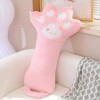 Moelleux Doux Chat Patte Long Oreiller en Peluche Ours Patte Animal en Peluche Jouets Canapé Coussin Chaud Lit Décoration Enf
