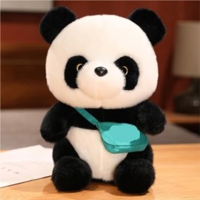 SNUFF Jouet en Peluche Poupée Panda Noir et Blanc Mignon et Mignon, Jouet en Peluche, Sac décole, poupée Panda en Tissu, Ore