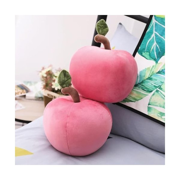 KiLoom Simulation Apple Peluche Jouet Doux Doux Dessin Animé Pomme Peluche Poupée Lit Décoration Coussin Coussin Enfant Cadea