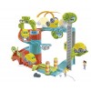 Clementoni- Fun Garage Baby Track Set de Jeu, 17404, Multicolore