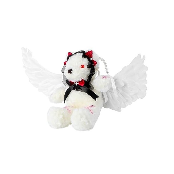 Didiseaon 2 Pièces Sac à Bandoulière Ours Sac Femme Sac Dépaule Portefeuille Porte-monnaie Sac Bandoulière Sac à Main Kawaii