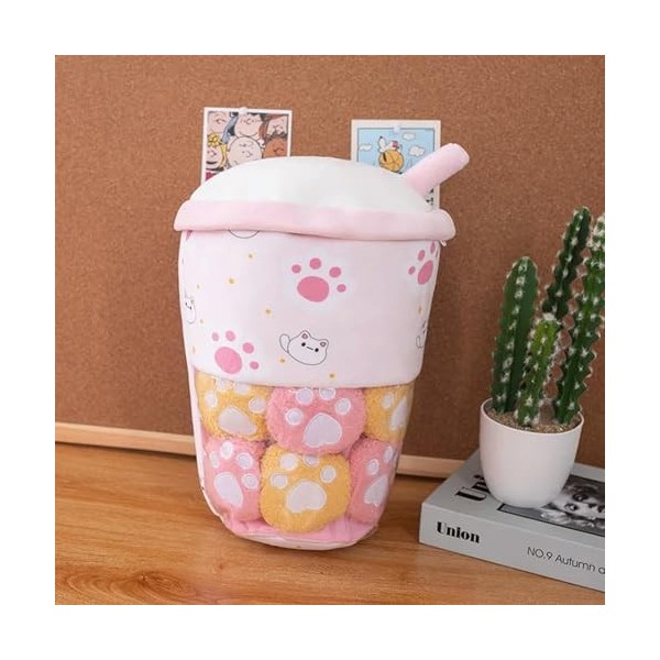 Nouveau Thé Au Lait Poupée En Peluche Bande Dessinée Friandises Thé Au Lait Oreiller En Peluche Doux Jouets Pour Enfants Fill