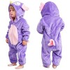 COOKY.D Infantile à Capuche Bébé Barboteuses Doux Flanelle Hiver Animaux Cosplay Costume Combinaison pour Bébés Filles Garçon