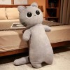 EacTEL Nouveau kawaii doux long chat oreiller peluche enfants jouet jeter oreiller coussin poupée enfants cadeau danniversai