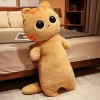 EacTEL Nouveau kawaii doux long chat oreiller peluche enfants jouet jeter oreiller coussin poupée enfants cadeau danniversai