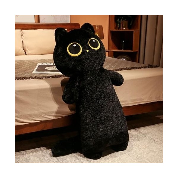 EacTEL Nouveau kawaii doux long chat oreiller peluche enfants jouet jeter oreiller coussin poupée enfants cadeau danniversai