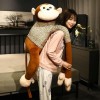 SaruEL Singe Poupée Mignon Animal en Peluche Oreiller Enfants Cadeau D’Anniversaire Dessin Animé Peluche Singe Jouet Annivers