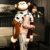 SaruEL Singe Poupée Mignon Animal en Peluche Oreiller Enfants Cadeau D’Anniversaire Dessin Animé Peluche Singe Jouet Annivers