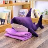 LfrAnk Peluche Requin Jouet Requin en Peluche Animal Oreiller Doux Peluche Enfant Cadeau D’Anniversaire Cadeau De Noël 100cm 