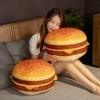 Nouveau Burger Créatif Peluche Jouet Doux Rembourré Coussin en Peluche Mignon Hamburger Oreiller Canapé Chaise Coussin Garçon