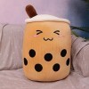 Jouet en Peluche Bubble tea,Oreiller en Peluche de thé à Bulles,Coussin décoratif en Peluche,Mignon Peluche Poupée Souple Jou