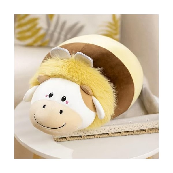 GagaLu Super Mignon Abeille Peluche Jouet en Peluche Vache Corgi Abeille poupée Jouet Cadeau d’Anniversaire de Noël pour Les 