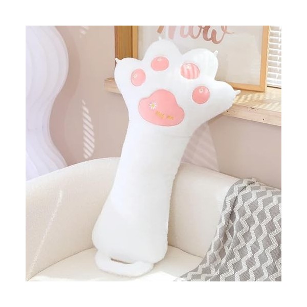 Moelleux Doux Chat Patte Long Oreiller en Peluche Ours Patte Animal en Peluche Jouets Canapé Coussin Chaud Lit Décoration Enf