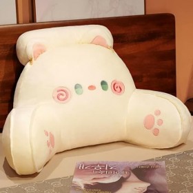 GagaLu Chat créatif en Peluche Oreiller Dessin animé rempli Chaise Coussin de siège Animal Peluche Jouet canapé-lit décoratio