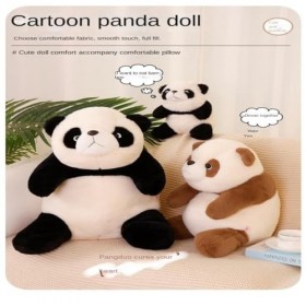 HYSTERIA Jouets en Peluche Poupée Panda potelée Super Mignonne, Jouet en Peluche, poupée en Tissu, Oreiller de Couchage, Comp
