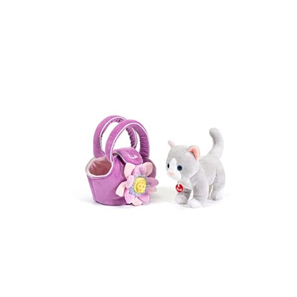 Trudi - 29729 - Peluche - Chaton dans Son Sac - 15 Cm