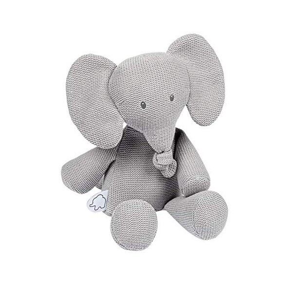 Nattou Peluche Matelassée Éléphant, Tembo, 32 x 23 x 8 cm, Gris 929363