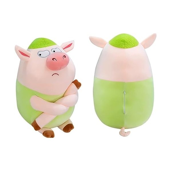 ITODA Jouet Cochon en Peluche 50CM Mignon Peluche Coussin Animal Jouet Oreiller Cochon Doux et Confortable Poupée Animé Amusa