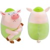 ITODA Jouet Cochon en Peluche 50CM Mignon Peluche Coussin Animal Jouet Oreiller Cochon Doux et Confortable Poupée Animé Amusa