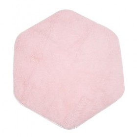 jojofuny Tapis De Tente Hexagonale Tapis Rose Décoration De Chambre pour Adolescentes Tapis Moelleux Tapis De Château De Prin