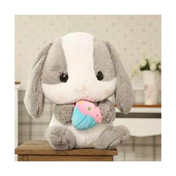 Big lop Oreille Lapin Peluche Poupée Jouet Mignon Lapin Poupée en Peluche Animal Lapin Apaisant Oreiller Enfants Cadeaux 43cm