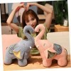 Toyvian 2 Pièces Poupée en Peluche Animaux en Peluche Jouet en Peluche Éléphant Mini Jouet danimaux Éléphant en Peluche Mini