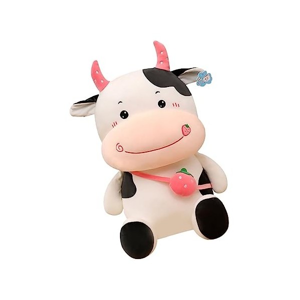 Toyvian 2 Pièces Peluche Année du Boeuf Décor Blush Cadeaux De Noël Décoration Dintérieur Décoration Voiture Décorations De 