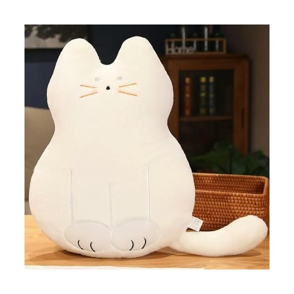 Coussin en Peluche en Forme de Chat Mignon, Coussin de canapé, Tapis, poupée en Peluche Moelleuse, Enfant, Fille, Anniversair