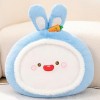 NOpinz Kawaii Furry Bunny Peluche Oreiller Jouet en Peluche Animal Poupée Tapis Chaud Cadeau D’Anniversaire Peluche Jouet 40c