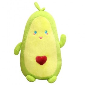EacTEL Avocat Fruit poupée Peluche Jouet Long Oreiller Coussin en Peluche Enfants Anniversaire Cadeau de Noël 50cm 1