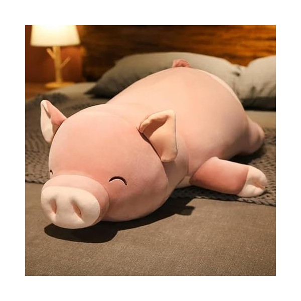 EacTEL Géant Mignon Cochon Doux Peluche poupée Peluche Cochon Jouet Oreiller Doux Peluche Animal Coussin Enfants Anniversaire