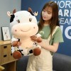 PaMut Mignon Souriant Vache en Peluche Ferme Animal en Peluche Cadeau d’Anniversaire de Noël pour Les Enfants 45cm 1