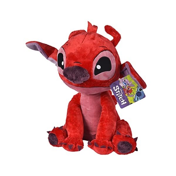 Disney - Lilo & Stitch, Leroy, Rouge, 50 cm, à partir de 0 Mois