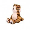 Steiff Toni Tiger - 30 cm - Tigre en Peluche Assis - Peluche pour Enfants - Soft Cuddly Friends - Doux et Lavable - Rayé 066