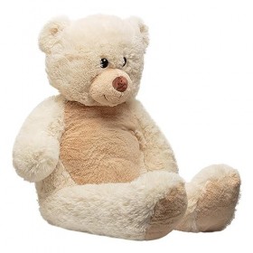 2iX Bobo Ours en peluche XXL – Grand ours en peluche – 90 cm beige 