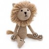 KURT HOME Leo le Lion Peluche en peluche faite à la main au crochet Idée cadeau pour bébé fille garçon pour naissance, baptêm